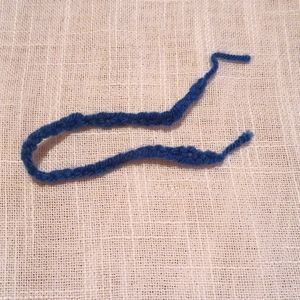 A dusty blue bracelet